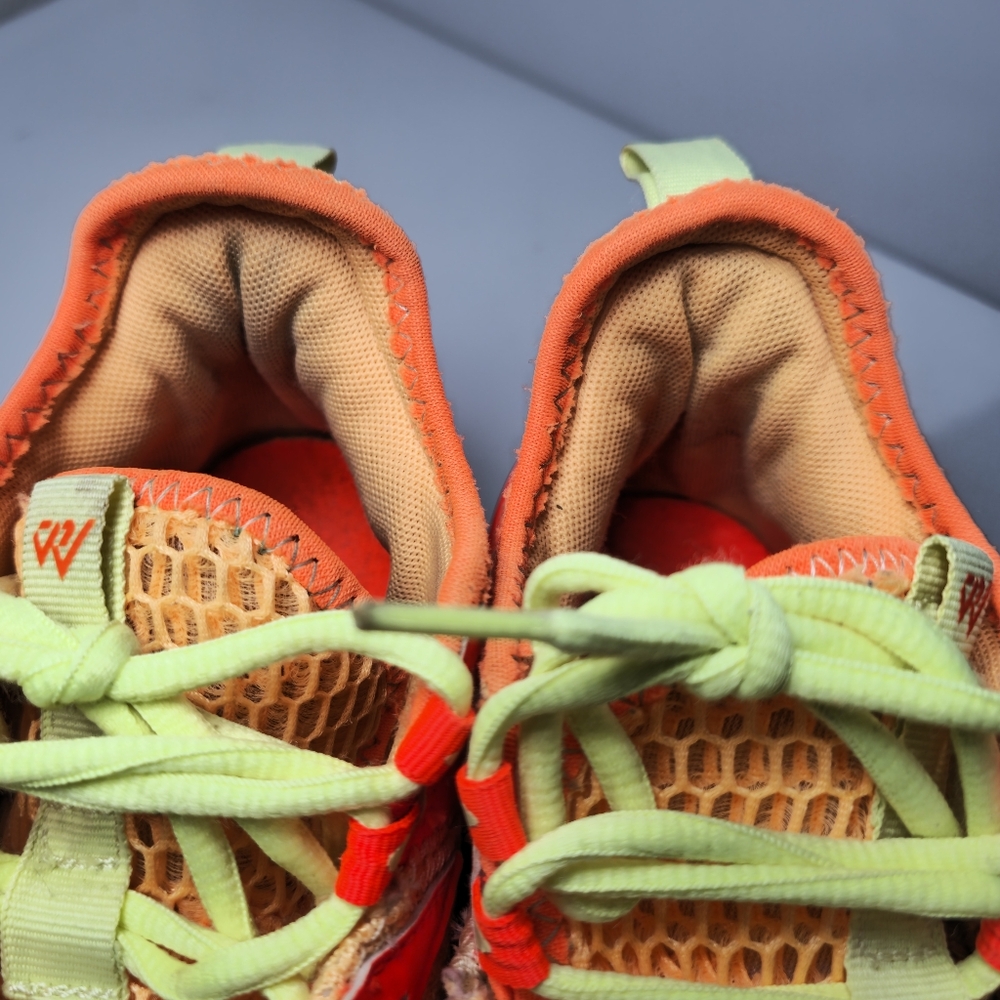 Jordan Westbrook One Take Mango Aqua Woman's Size 8.5 Tag Reads 7Y - Picture 15 of 17